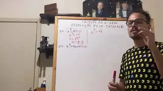 Aula 6 de matemática 9ºano. Equação do 2º grau, solução por fatoração