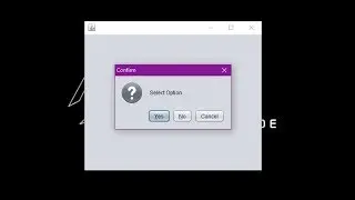 Confirmation in Confirm Dialog Box| Java Tutorial#9 |CodeX ARBX 2019