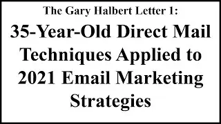Breathing Copy Ep.004 - Gary Halbert Letter 1