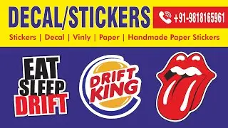 Decal Sticker | How to apply vinyl stickers | Vinyl Decals | Best way to use Decal Stickers #sticker