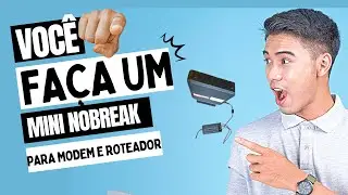 Fa&ccedil;a um Mini Nobreak Para Roteador e Modem