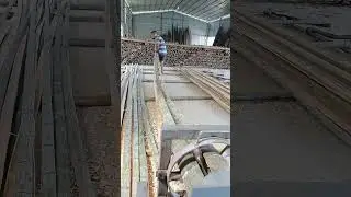 Industrial Bamboo Pole Splitting