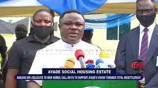 AYADE SOCIAL HOUSING: Bakassi IDPs Relocate To New Homes; Call On FG To Support Ayade's Vision