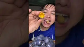 Palm fruit smoking challenge #caihaydoi #food #mukbang