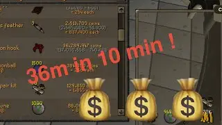В OSRS можно проплыть 36 миллионов за 10 минут! Руководство по заработку денег.