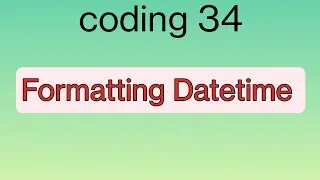 formatting Datetime in Python by Datetime module #solutions #coding python #@pythoncoding1998