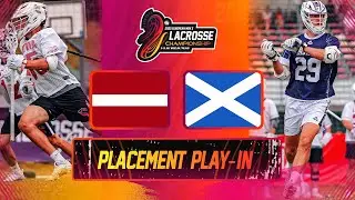 Latvia 🇱🇻 vs Scotland 🏴󠁧󠁢󠁳󠁣󠁴󠁿 | Placement Play-In | 2025 European Men's Lacrosse Championship