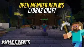 OPEN MEMBER REALMS MCPE 1.18.30 FREE JOIN! | LYDRAZ CRAFT | REALMS MCPE INDONESIA!