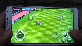 SAMSUNG GALAXY NOTE 3 FIFA 14 GAMEPLAY
