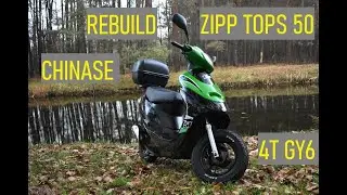 #4 REBUILD CHINESE SCOOTER ZIPP TOPS SKUTER 4T TUNING