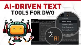 Al-Driven Text Tools for DWG and MTEXT Improvements in ARES Commander
