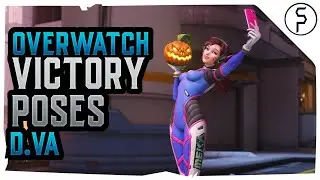 Overwatch - All D.VA Victory Poses