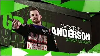 Weston Anderson Grave Digger Theme Song/W Monster Jam Driver Card 2025 (No bells)