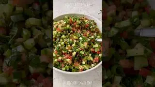 Arabic Chopped Salad Recipe! 🥗