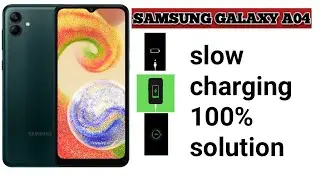 Samsung Galaxy A04 slow charging || slow charging solution