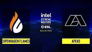 Copenhagen Flames vs. Apeks - Map 1 [Dust2] - IEM Dallas 2022 Europe - Closed Qualifier