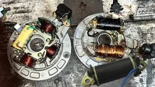 Hero Honda Splendor starting coil problem | splendor magnet coil change | starting coil
