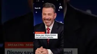 Disney says 'Jimmy Kimmel Live' will return Tuesday