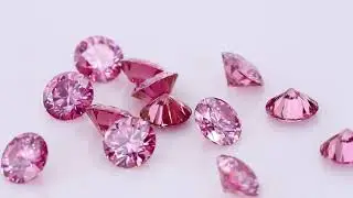 Pink  Moissanite Diamond
