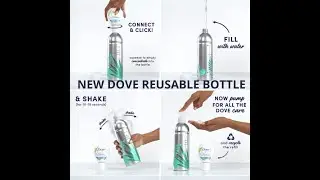 NEW Dove Body Wash Reusable Bottle + Concentrate Refill II BeautyCat #shorts