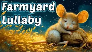 Farm Animals Lullaby for Kids - Relaxing Sleepy Time Song with Lyrics - 4K Soothing Music