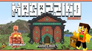 How to Build an Automatic Minecraft Warehouse 📦🏠 Storage House Tutorial 🏠📦 with Copper Golem