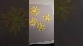 Chalk pastels drawing Textile design  floral  hahnemule  pigments painting