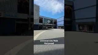 Universal City Walk Hollywood #travel #california #hollywood #universalstudios #shorts