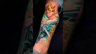 Incredible dragon ball tattoo done by Felix