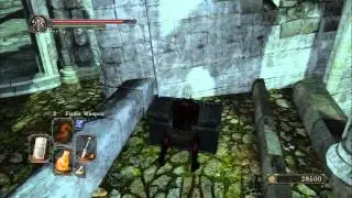 Dark Souls II - King's Passage: (After Fight) Spell Quartz Ring +2, Soul Bolt & Bonfire Ascetic PS3