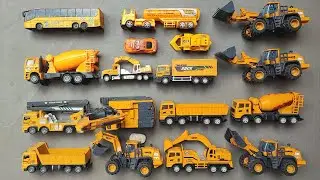 types of heavy equipment vehicles | Wheel Loader, Excavator, Tanker Truck, Mixer Truck