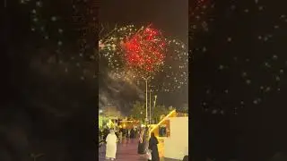 Amazing Fireworks display Saudi Foundation Day 2025 #saudiarabia  #saudifoundingday #saudi
