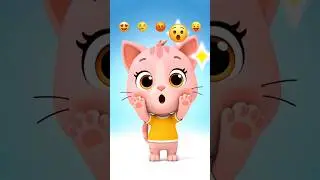 Emotions for Kids 😍😢😠 | Nia the Kitten Learns Feelings