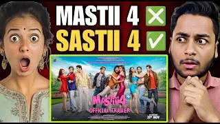 Mastiii 4 Trailer Reaction | Riteish Deshmukh, Vivek Oberoi, Aftab Shivdasani | #masti4 #reaction