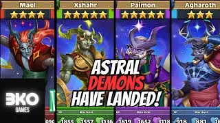 Astral *DEMONS* are Here! Paimon, Xshahr, Mael, and Agharoth - Empires & Puzzles