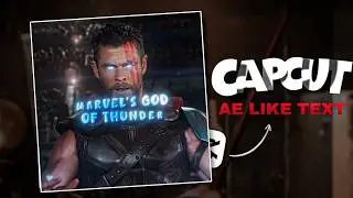 AE like text Tutorial | Capcut