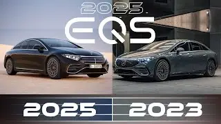 2025 Mercedes-Benz EQS Facelifted Debuts | Revised Styling, Interior & a Larger battery