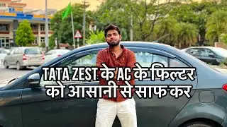 Car air conditioner cleaner/ cabin air filter cleaning/ tata zest