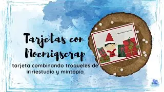 tarjeta combinando troqueles de iririestudio y mintopía