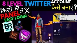 HOW TO MAKE TWITTER 8 LEVEL ID IN FREE FIRE EASY LOGIN IN ANY PANEL/HACK #freefirepaidpanel #ffhack