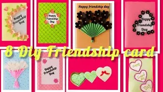 Make Your Own AMAZING DIY Friendship Day Card! Easy and beautiful greeting card |