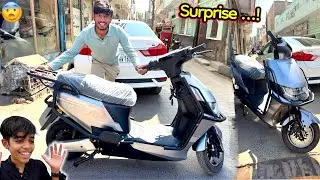 Big Surprise For Arslan 🥳 Electric Scooter Gift Unboxing Vlog . 