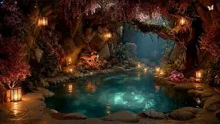 Serenity at the Crystal Pool | 🍃 Flute Forest Music & Gentle Lake | Sleepy, Meditation, Heals