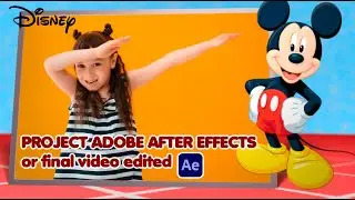 Intro Birthday Mickey Mouse Disney | For Adobe After Effects 2024, Kids, PayPal, Full HD, 14 Photos