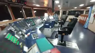 Ship bridge tour.