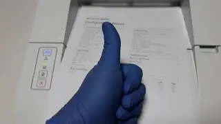 HOW TO PRINT SELF TEST PAGE ON HP LASERJET PRO M203DW