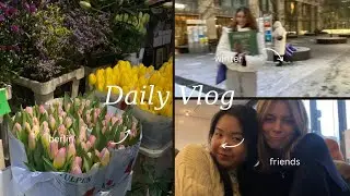 Daily Vlog in Berlin : days with friends, cute coffee shop, present shopping, billiard bar