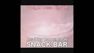 Healthy homemade snackbar #healthy food