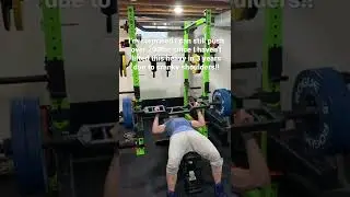 Benching using the Elite FTS American Cambered Neutral Bar.