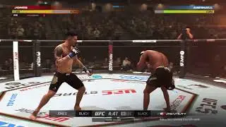 Jon Jones vs. Tom Aspinhal UFC 5 gameplay